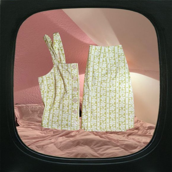 NWT rouje green floral set - Picture 1 of 4